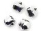 4 30mm Shiny Silver Jingle Bells Christmas Sleigh Bell Charms